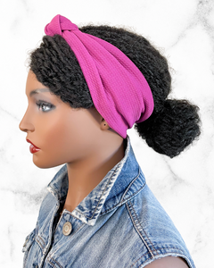 Roslyn | solid textured knot headband