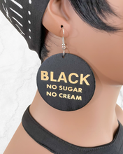 Blackity Black | earrings