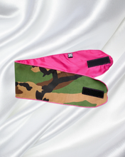 Commander (fuchsia satin) | satin lined wrap band