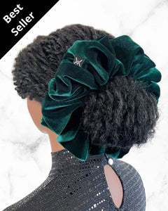 Emma | velvet 2XL scrunchie