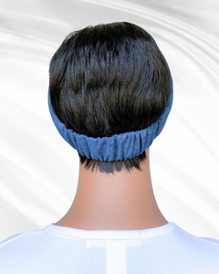 Gene (dark indigo) | denim turban headband