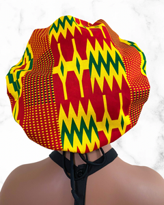 Kofi | satin lined drawstring bonnet