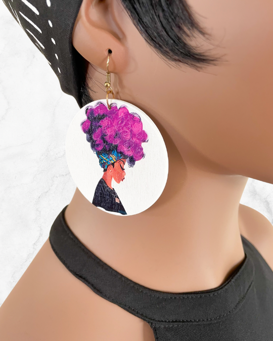 Purple Reign | earrings