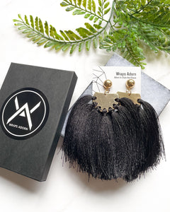 Tassel (black) | earrings