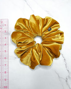 Amber | velvet 2XL scrunchie