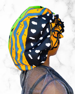 Chewa | satin lined drawstring bonnet