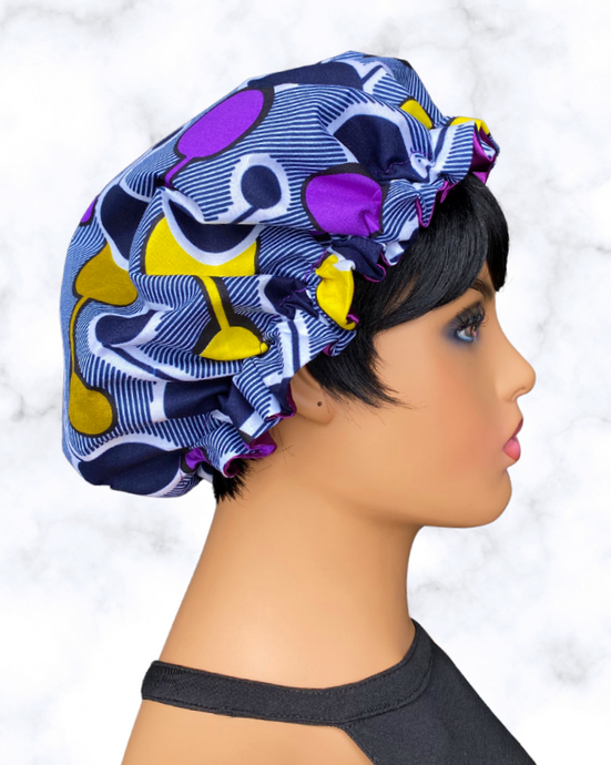 Dalia | satin lined drawstring bonnet