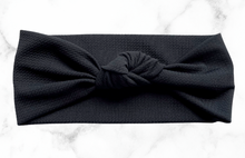 Panther | solid textured knot headband