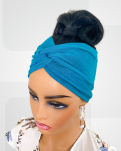 Lagoon | solid turban sleeve