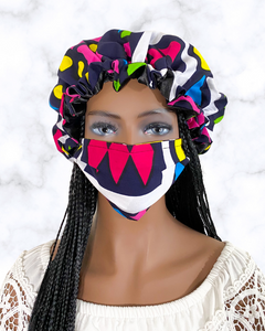 Zoë (rainbow) | reusable face mask - Adult